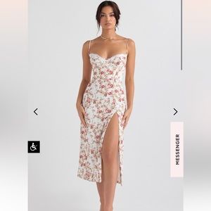 CHARLOTTE 
Wishlist
ROSE PRINT CORSET MIDI SUNDRESS
